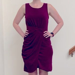 Jennifer Lopez Side Faux Wrap Dress Size Medium